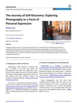 A Journey of Journalism and Personal Discovery
