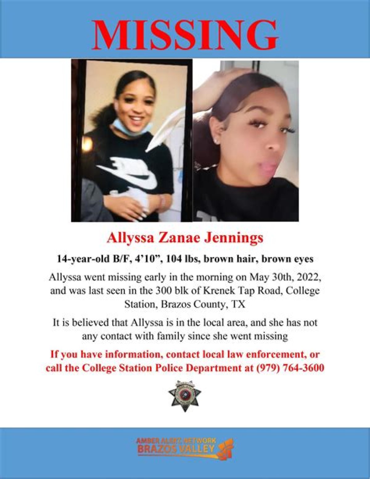 Allyssa Jennings Missing Case Comes to an End