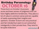 Celebrating the Unique Charm of October 16 Birthdays