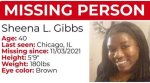 Chicago Sheena Gibbs Missing Update 2024 Is
