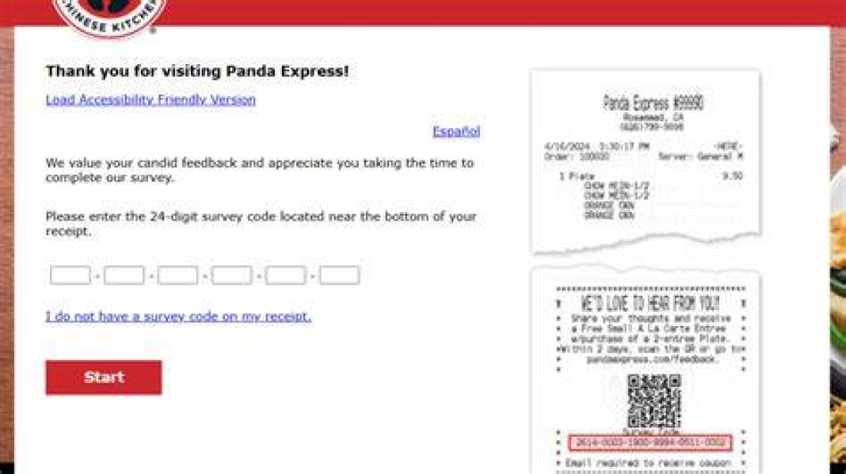 Complete Panda Express Feedback Survey - Earn Rewards!