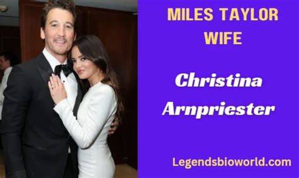 Discover Miles Taylor's Wife: Unveiling the Mystery Behind Her Life