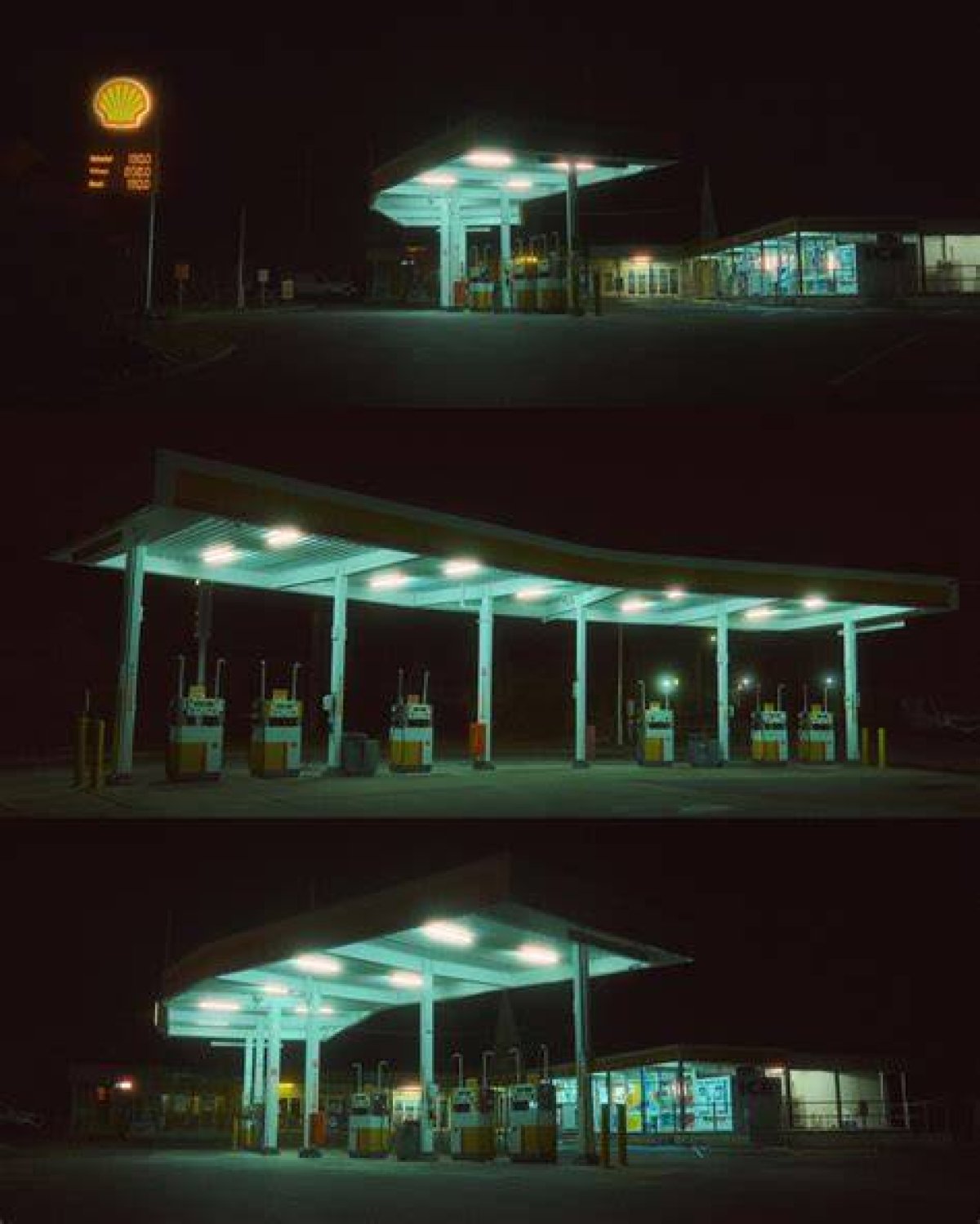Gas Stations at a Glance: the Unmistakable Mark of an Arrow