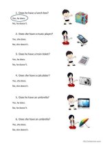 How Much Does He Have? ·