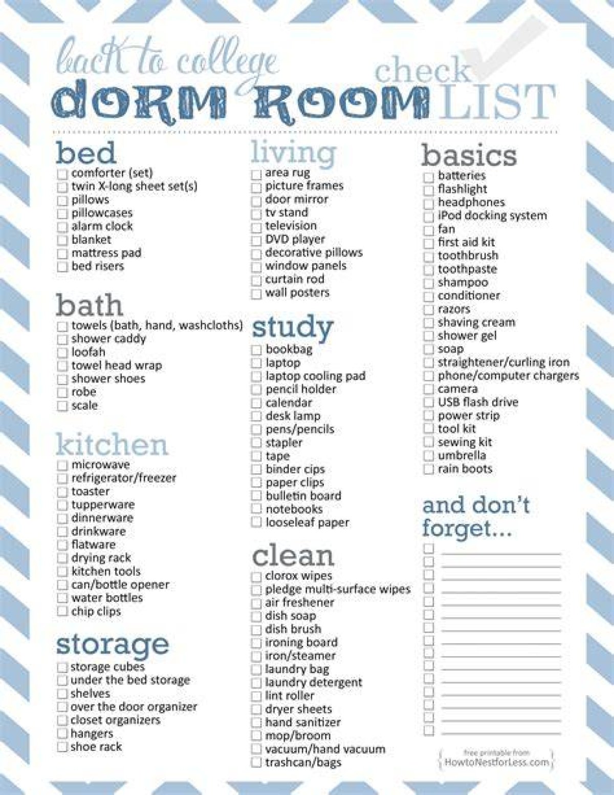 Prepare Your College Checklist! 9 Dorm Room Must-Haves for Students