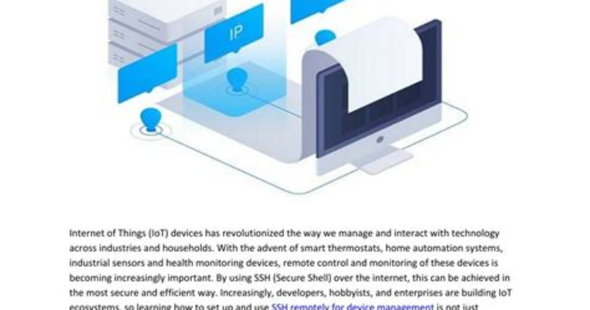Remote Iot Ssh Access: Securely Manage & Control Your Devices