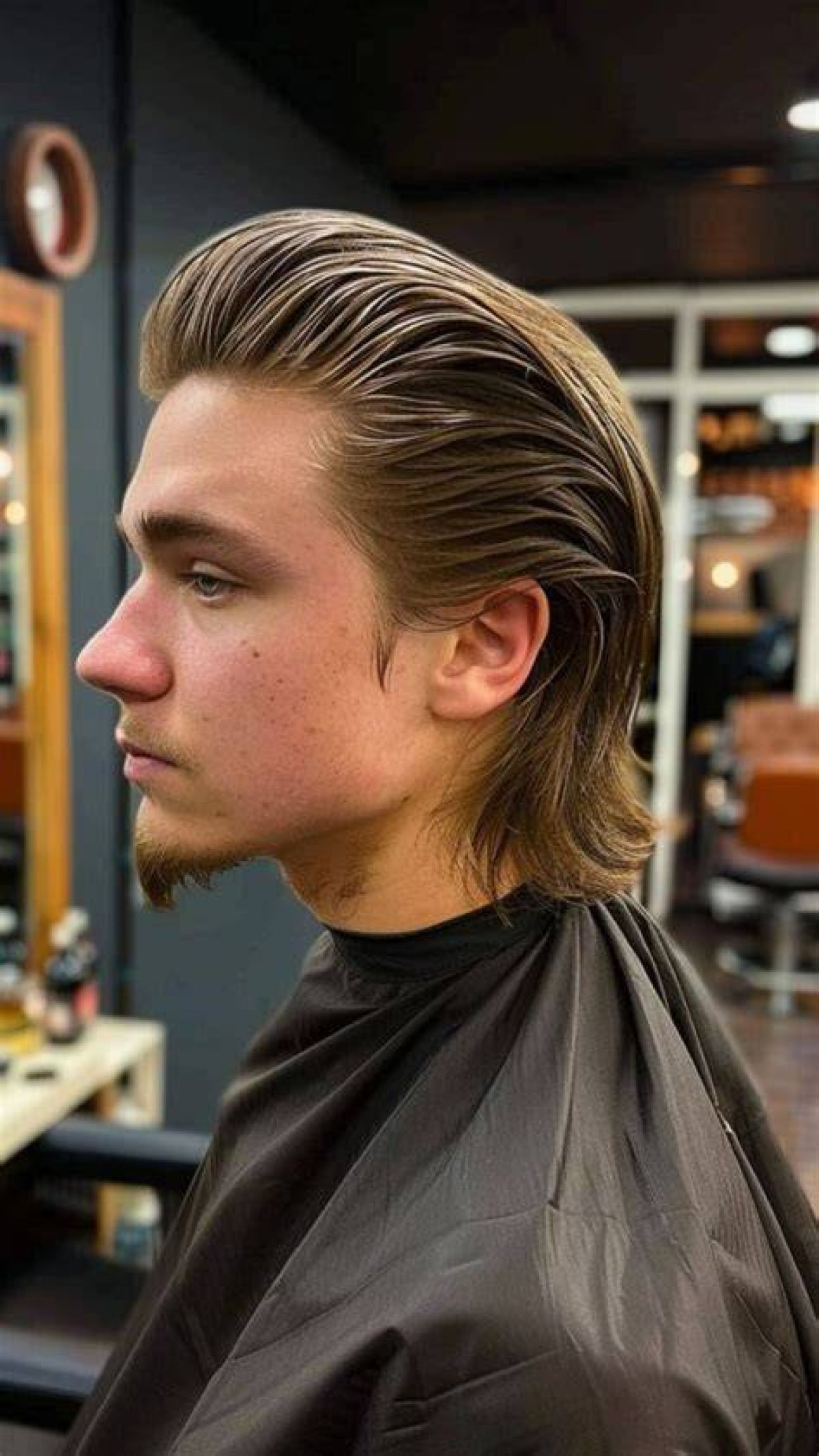 Reviving the Mullet Slicked Back: a Trend Reimagined