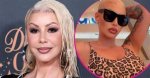 Sizzling Sultry: Amber Rose Stuns in Amber Swimsuit