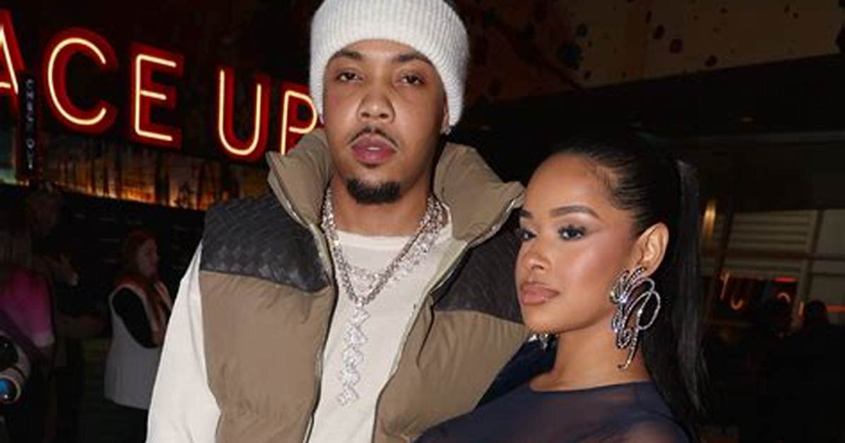 Taina Williams, G Herbo, and Kids Enjoy a Day at the Pool