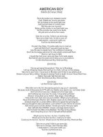 The Ultimate Guide to American Boy Lyrics: Meaning, Analysis, and More