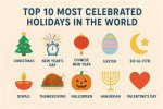 Top 15 Most Celebrated Holidays in Order [In the World]