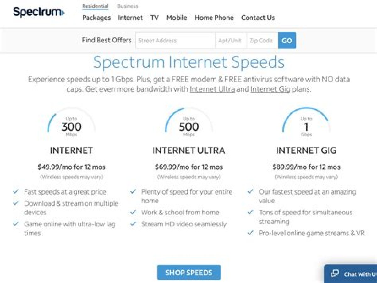 Update Your Internet Plan with Spectrum Ultra
