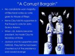 Why the Corrupt Bargain Shook American Politics